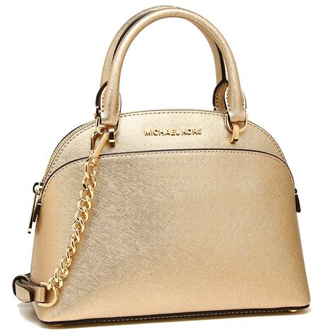 michael kors tasche white gold crystal|Michael Kors leather bag.